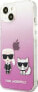 Фото #2 товара Karl Lagerfeld Etui Karl Lagerfeld KLHCP13SCKTRP Apple iPhone 13 mini hardcase różowy/pink Karl & Choupette