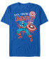 Marvel Men's Comic Collection Legendary Like Captain America Short Sleeve T-Shirt M - фото #1