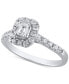 ფოტო #5 პროდუქტის Diamond Emerald-Cut Bridal Set (1 ct. t.w.) in 14k White or Yellow Gold