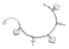 Steel bracelet with hearts and crosses LJ1453