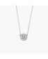 ფოტო #1 პროდუქტის Round Filigree Pendant Necklace Silver