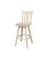 Фото #1 товара Высокий стул для бара International Concepts San Remo с вращением и автоматическим возвратом