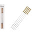 Фото #2 товара WOOOW! Set 4 Metal Skewers M/Wood 38.5 cm