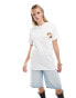 Фото #1 товара ASOS DESIGN oversized t-shirt with coffee back print in white