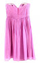 Donna Morgan 192260 Womens Chiffon Strapless Fit & Flare Dress Pink Size 8