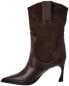 Фото #2 товара Alexandre Birman Dandara 85 Leather & Suede Bootie Women's Brown 36