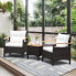 Фото #8 товара 3tlg. Polyrattan Gartenmöbel