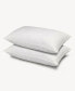 Фото #1 товара 100% Cotton Dobby-Box Shell Firm Density Side/Back Sleeper Down Alternative Pillow, King - Set of 2