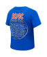 Фото #4 товара Women's Royal AC/DC Highway to Tour 1979 Baby Doll Cropped T-Shirt