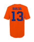 Big Boys Mathew Barzal Orange New York Islanders 2024 NHL Stadium Series Name and Number T-shirt