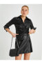 Фото #1 товара Юбка Koton Leather-Look Mini