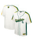 Фото #1 товара Men's Cream Distressed Baylor Bears Ruth Button-Up Baseball Jersey