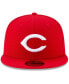 Фото #2 товара Men's Red Cincinnati Reds 1990 World Series Wool 59FIFTY Fitted Hat