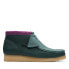 Фото #2 товара Clarks Wallabee Boot 26168831 Mens Green Leather Lace Up Chukkas Boots