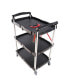 Фото #1 товара 3-Tier Foldable Service Cart Portable, Effortless, and Versatile