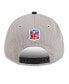 Фото #2 товара Men's Gray, Black New York Giants 2023 Sideline 9FORTY Adjustable Hat
