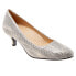 Фото #2 товара Trotters Kiera T1805-065 Womens Beige Extra Wide Leather Pumps Heels Shoes 10.5