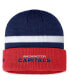 Фото #2 товара Men's Navy, Red Washington Capitals Fundamental Cuffed Knit Hat