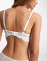 Фото #2 товара Dorina Leticia bridal padded demi bra with lace side detailing in white - WHITE