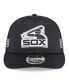 Фото #2 товара Men's Black Chicago White Sox 2024 Clubhouse Low Profile 59FIFTY Snapback Hat