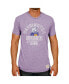 Фото #2 товара Men's Heather Purple Washington Huskies Vintage-Like Tri-Blend T-shirt
