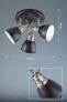 Фото #3 товара Потолочный светильник Fischer & Honsel Wales 3-ламповый