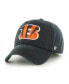 Men's Black Cincinnati Bengals Sure Shot Franchise Fitted Hat