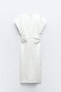 Фото #5 товара Платье из плотной синтетической ткани ZARA