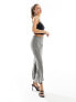 Фото #9 товара Nobody's Child Petite satin maxi skirt in silver