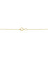 ფოტო #4 პროდუქტის Polished Etched Cross 18" Pendant Necklace in 10k Gold