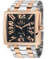 ფოტო #1 პროდუქტის Men's Avenue of Americas Swiss Automatic Two-Tone Stainless Steel Bracelet Watch 44mm