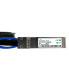 BlueOptics UACC-DAC-SFP28-0.5M-BL - 0.5 m - SFP28 - SFP28 - Male/Male - Black - Silver - 25 Gbit/s