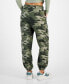 Juniors' Camouflage Cargo Jogger Pants