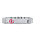 ფოტო #1 პროდუქტის Blank Medical Identification Medical ID Stretch Link Bracelet For Women Teens Unisex Stainless Steel