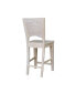 Canyon Collection Solid Back Counter Height Stool