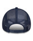 ფოტო #4 პროდუქტის Men's White, Navy Indiana Pacers 2024 NBA All-Star Game Burnout Print A-Frame 9FORTY Trucker Hat