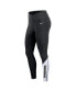 Women's Black, White Las Vegas Raiders 7/8 Performance Leggings