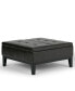 Фото #3 товара Poway Faux Leather Coffee Table Storage Ottoman