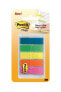 3M 683HF5 - Blue,Green,Orange,Purple,Yellow - 11.9 mm - 4.31 cm - 20 sheets - 100 sheets