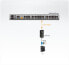 ATEN KA7176 - Black - VGA + USB + 2x3.5mm - RJ-45 - Male/Female - Plastic - 170 g