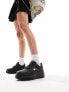 Tommy Jeans retro basket flatform trainers in black