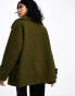 Фото #2 товара ASOS DESIGN pea coat in khaki