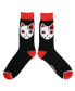 Фото #2 товара Men's Fox Mask Casual Crew Socks for Men