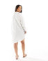 Фото #3 товара Yours longline linen look shirt in white