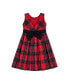 ფოტო #5 პროდუქტის Girls' Sleeveless Pleated Party Dress with Waist Sash, Kids