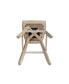 Фото #6 товара Высокий стул для бара International Concepts San Remo с вращением и автоматическим возвратом