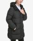 Women's Faux-Fur-Lined Hooded Puffer Coat