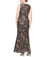 Фото #2 товара Women's Embroidered Embellished A-Line Dress
