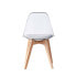 Фото #3 товара Обеденный стул DKD Home Decor Серый Деревянный Поликарбонат (54 x 47 x 81 cm)