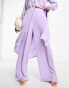 Vero Moda Aware slinky wide leg trouser co-ord in lilac lila, XXS - EU 32 - фото #1